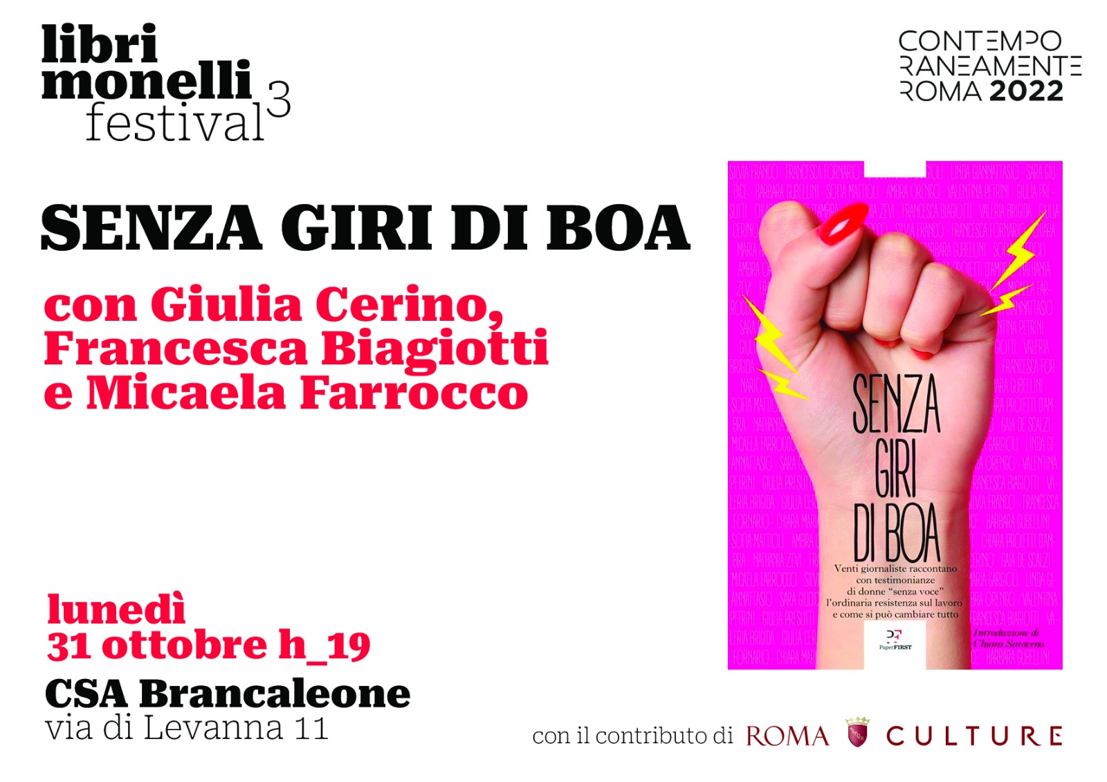 Presentazione di: "Senza giri di Boa"
